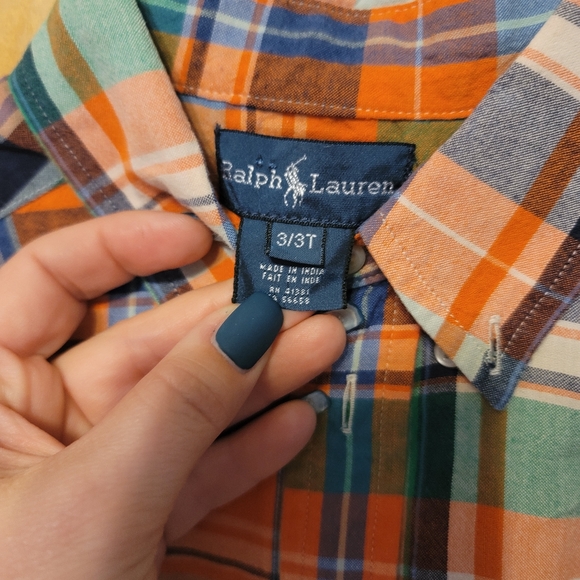 Ralph Lauren plaid L/S shirt - Picture 3 of 3